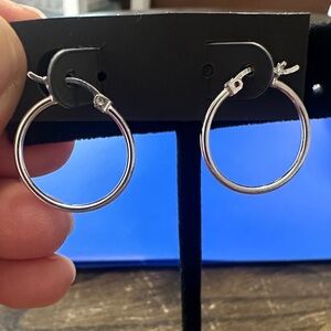 MEXICANA Silver Hoop Earrings